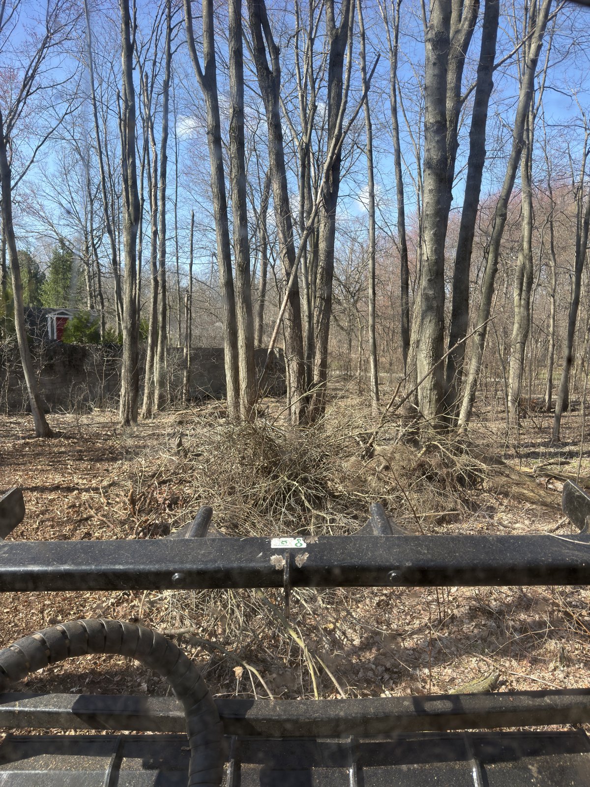 Brush being cleared mid-job